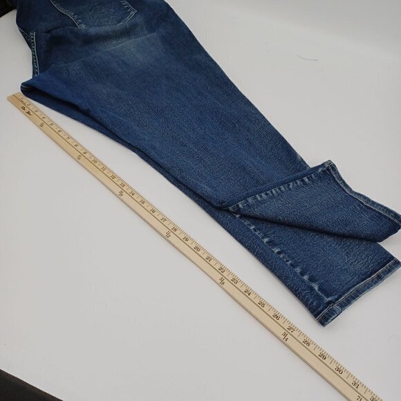 Universal Standard Seine High Rise Skinny Jeans 27 Inch Medium Wash Women's 30 - Picture 8 of 8